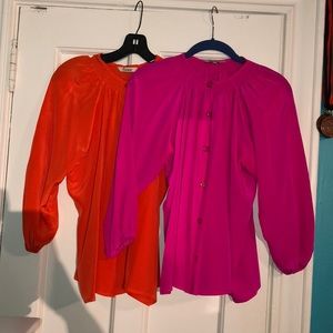 2 TUCKER BLOUSES